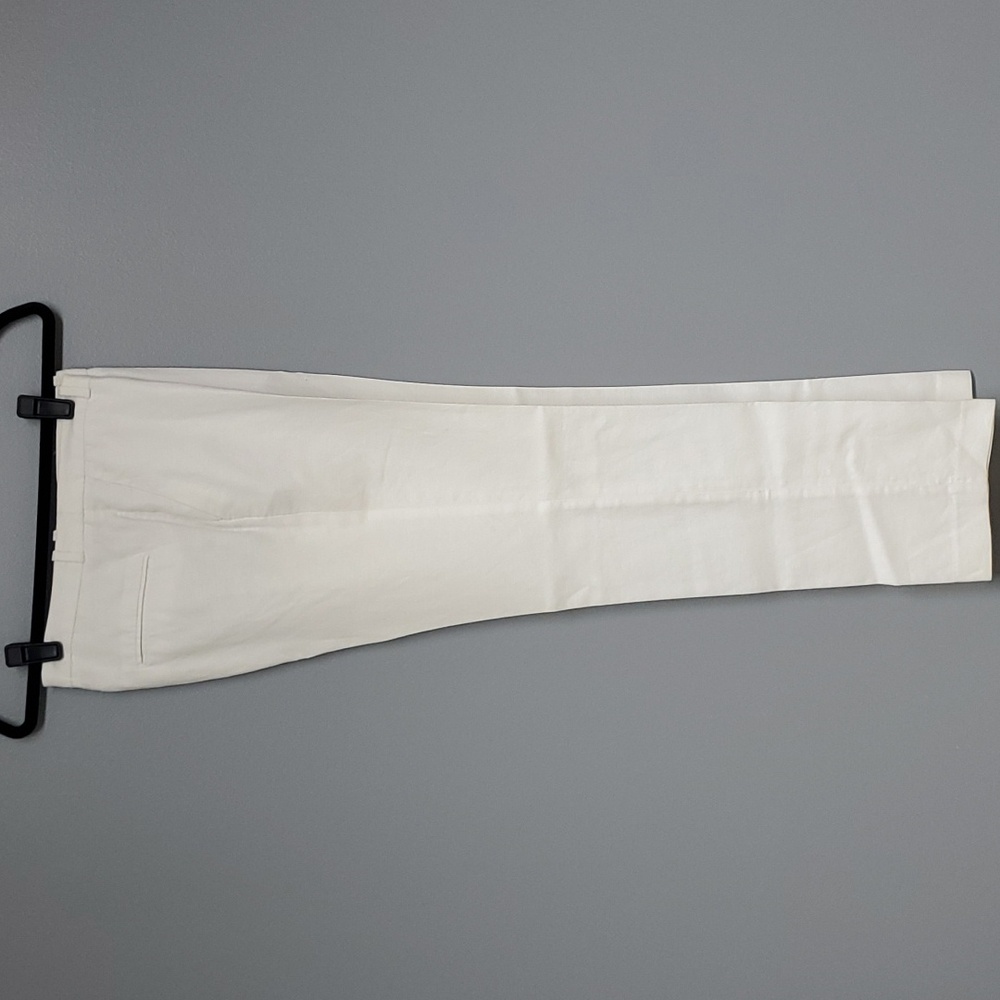 White linen pants